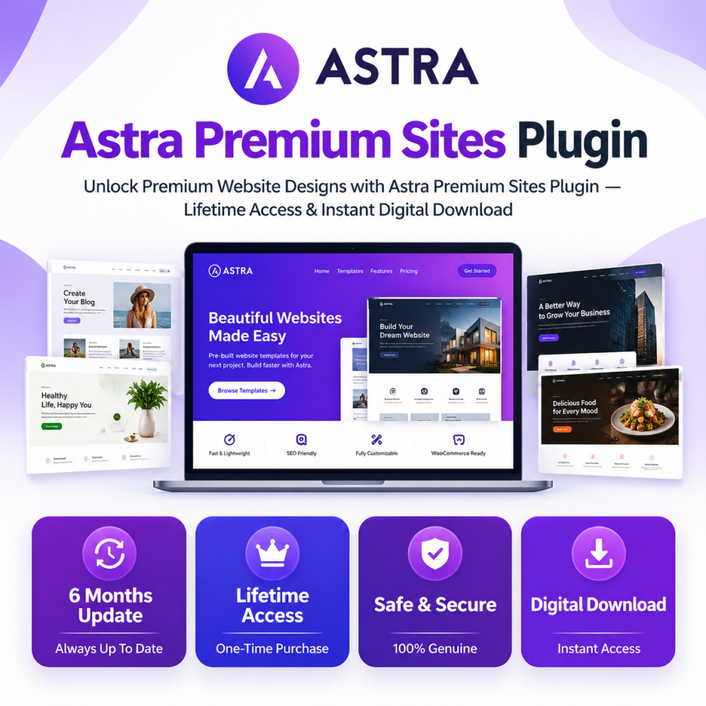Astra Premium Sites Plugin – Lifetime Access | Instant Digital Download